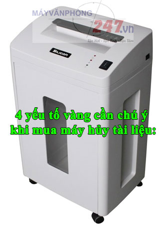 4 yếu tố vàng cần chú ý khi mua máy hủy tài liệu