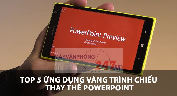 Top 5 ứng dụng vàng trình chiếu thay thế Powerpoint